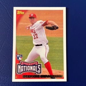Topps Stephen Strasburg card